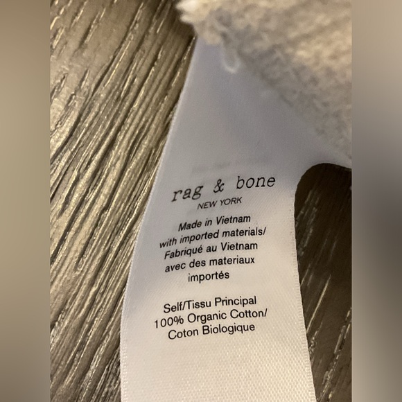 Rag’n’Bone Lilith Mini  Cream T Shirt   dress . - Picture 12 of 13